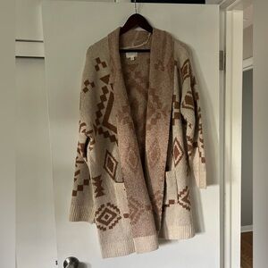 Pinque Aztec Print Sweater